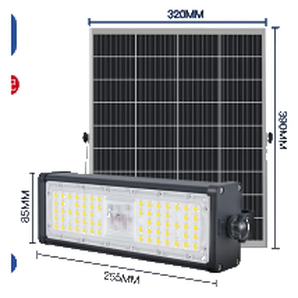 Wentian 2 Solar LED Flood Light — 60W · 40Ah