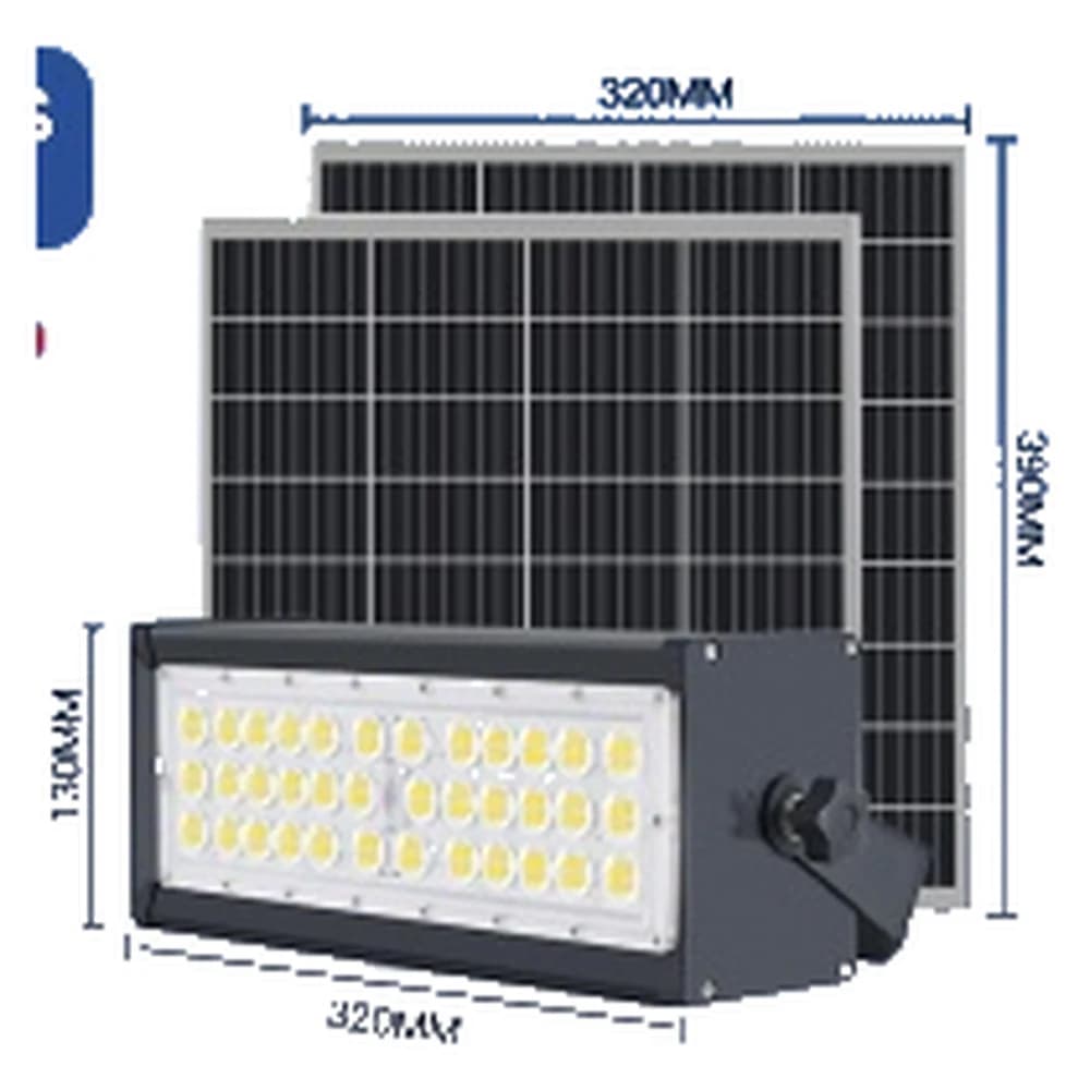 Wentian 3 Solar LED Flood Light — 40W · 40Ah