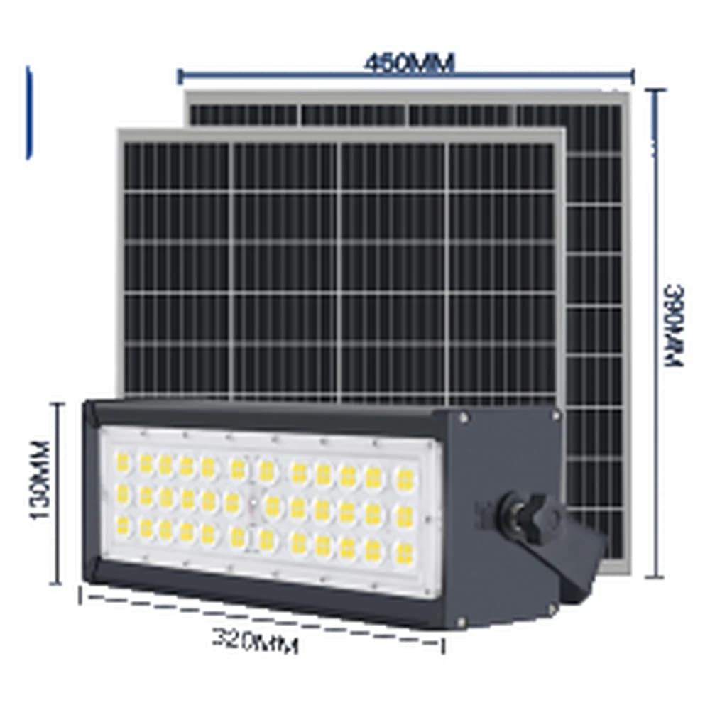 Wentian 3 Solar LED Flood Light — 60W · 60Ah